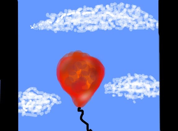 Balon intre nori 2