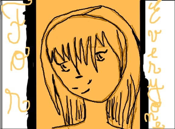 Anime Girl In Orange