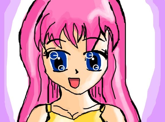 anime girl din imaginatie ( nu mai am idei)