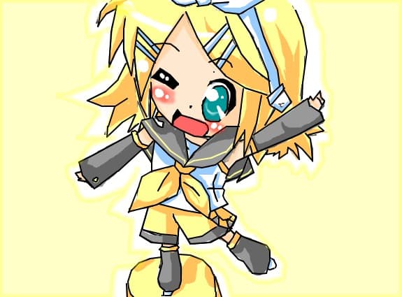 kakamine rin-vocaloid (chibi)