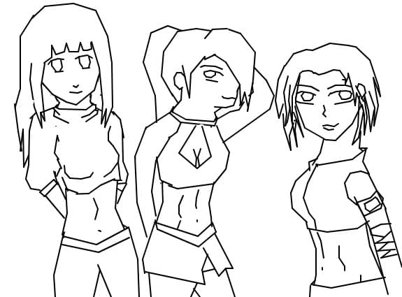 sakura,ino si hinata schitza