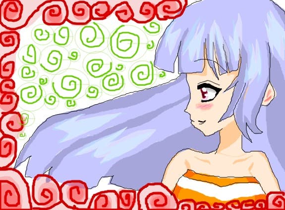 anime  buble girl