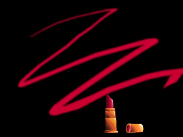 Just lipstick