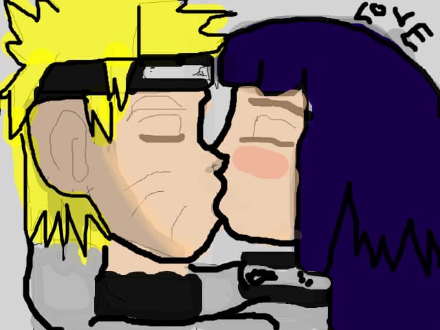 Naruto % Hinata KISSing