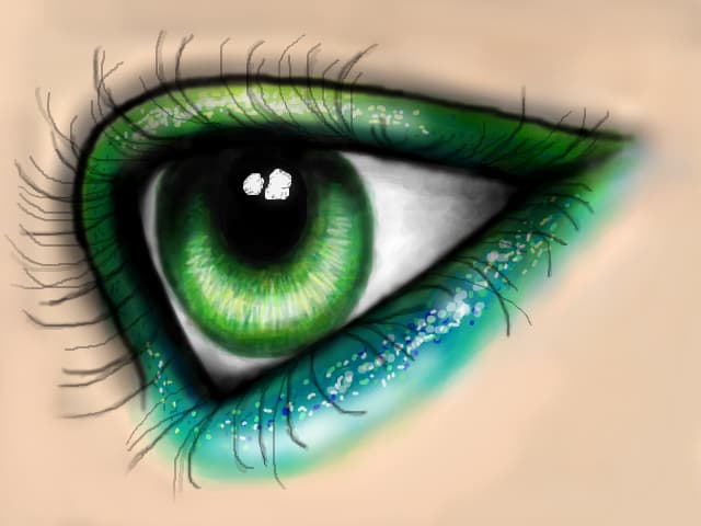 Green eye
