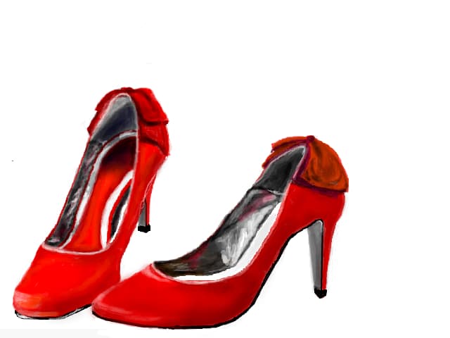 pantofi rosii