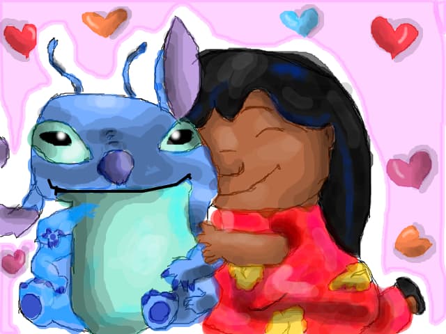 lilo and stich...so cute:X:X:X