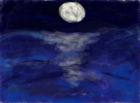 ocean (cam nereusit...primul meu "peisaj")