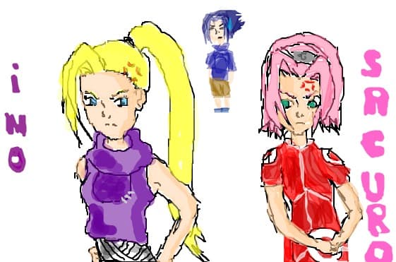 sakura and ino