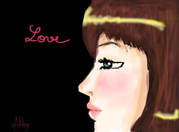 girl in love.....