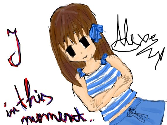 eu . se vede ca nu am mai desenat de mult! desenez acu  oribil