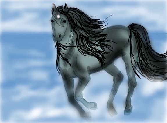 black horse
