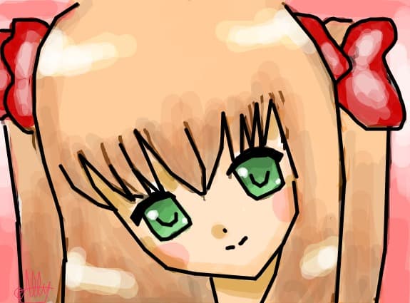 anime happy girl:x