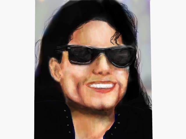 Michael Jacskon portrait ... Pentru Irina. :)