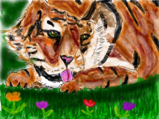 tigru pt concursul lui Deea_Dia