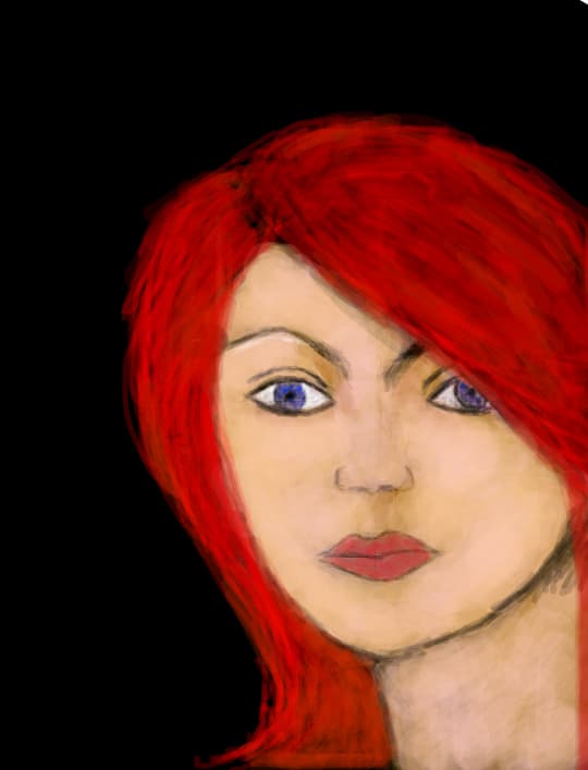 red girl