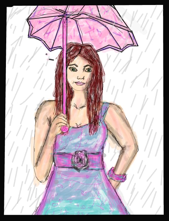 It\'s raining.