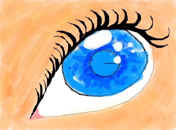 Blue eye
