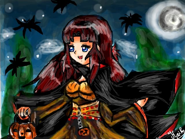 Anime Halloween^___^...am uitat cel mai important lucru :D sa ma semnez^^ ^_^