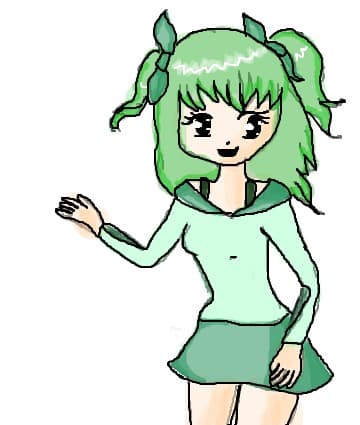 green girl
