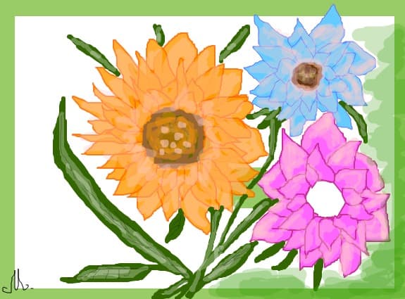 Desen 11569 modificat:flori