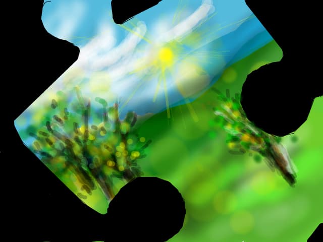 puzzle landscape