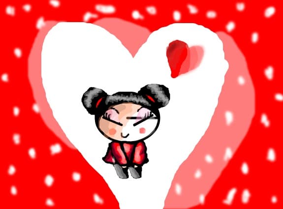 un pik de pucca cu garnitura de inimi la gratar