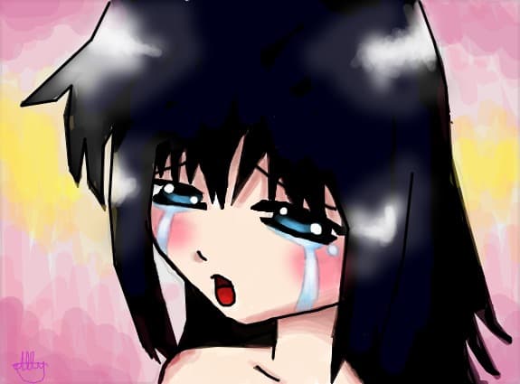 me anime:((im so sad:((