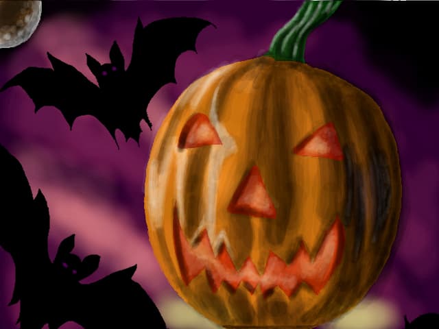 Halloween ... intarziat