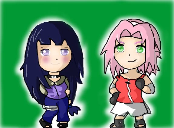 mini Hinata si Sakura