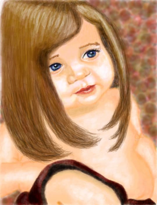 Little girl  ...
