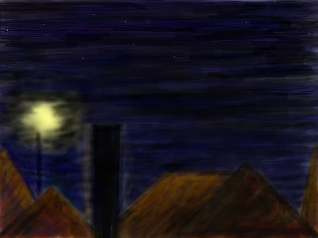 in the night