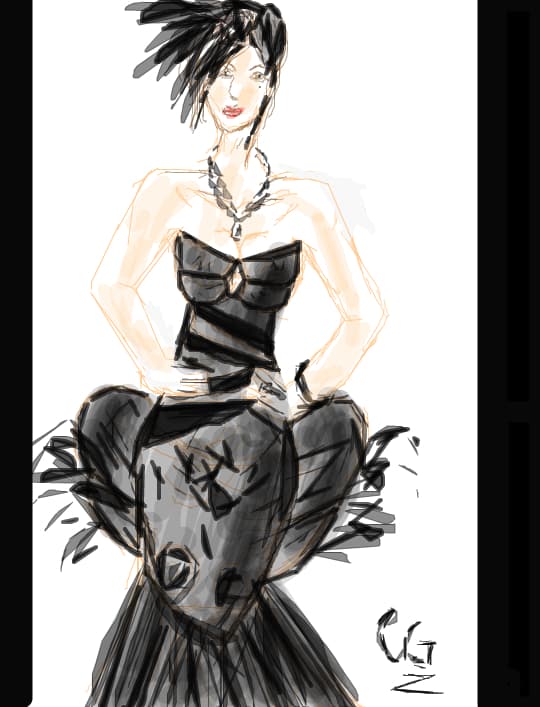 Black dress