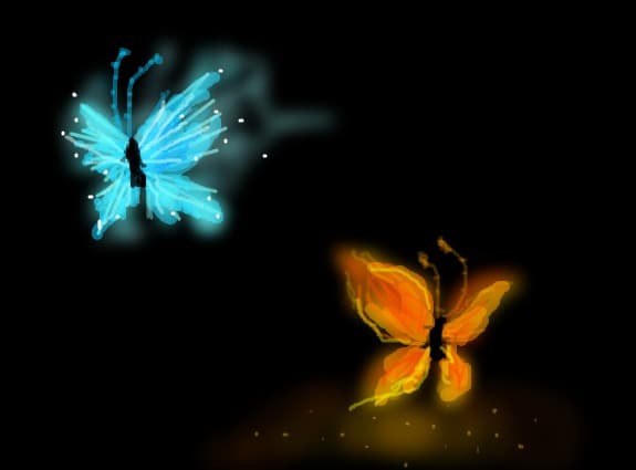butterflies