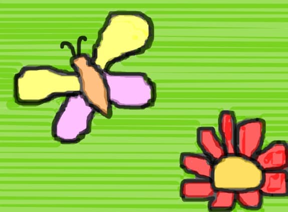 fluture..floare