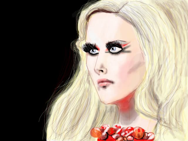 BLONDE LADY