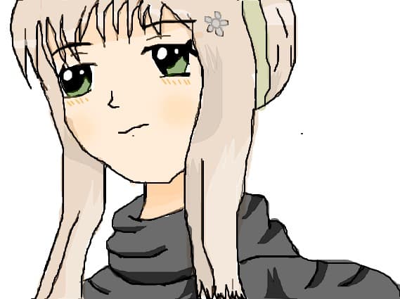 green anime eyes