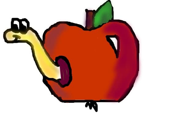 Apple worm