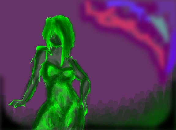green.