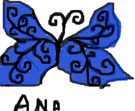 fluturasul albastru