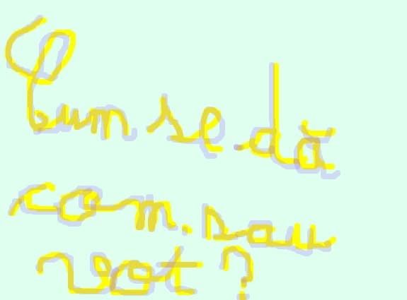 CUM SE DA COM. SAU VOT?
