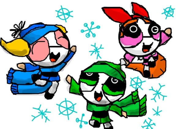 Powerpuffgirls winter