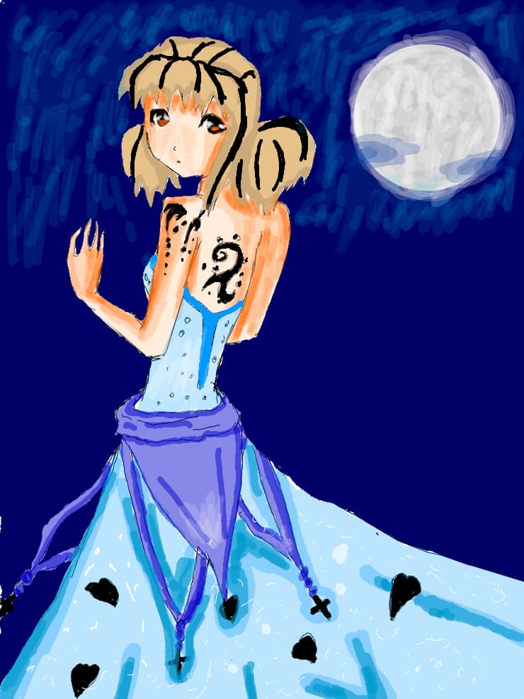 anime girl night