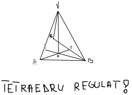 tetraedru regulat
