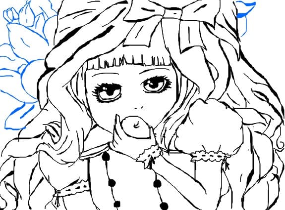 eu in varianta anime am poza la profil dar nu seamana o sa il colorez mai tarziu cred