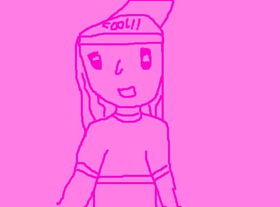 cool pink girl