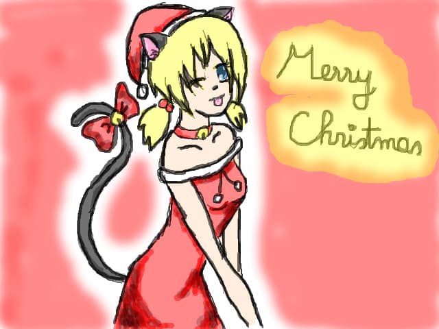 christmas kiri anime girl