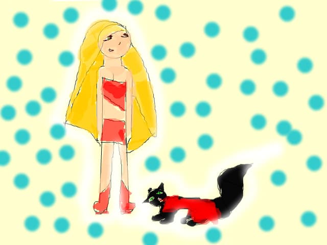 Biuty  Girl  &amp; Biuty  Cat