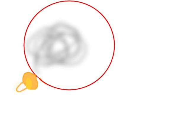 un glob rosu de craciun
