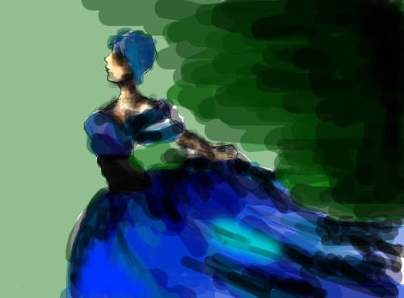 blue